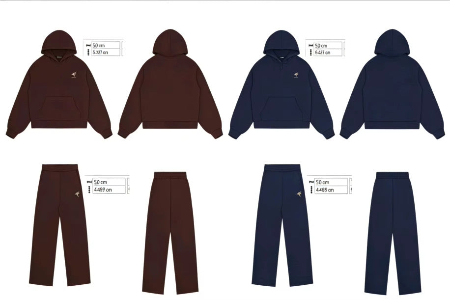 Asaman Deep Blue Cozy Set