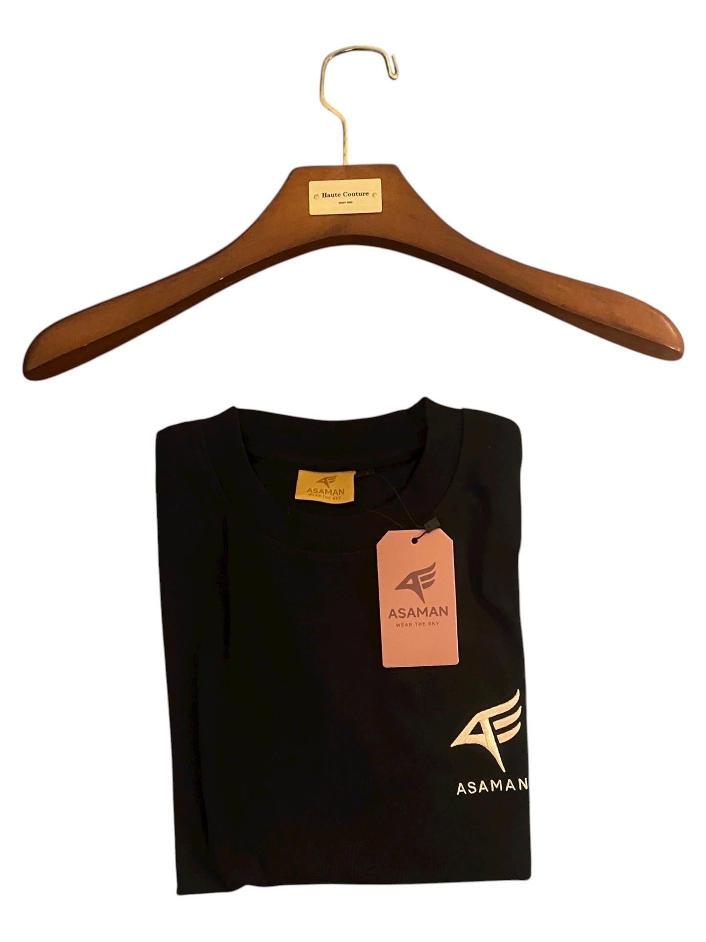 T-shirt oversize Asaman noir et blanc